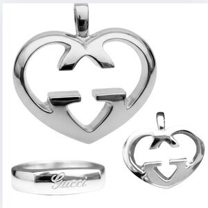 PENDANT/CHARM: Sterling Silver w/Unbranded 24” Silver Chain, Box & Dust Bag, NIB